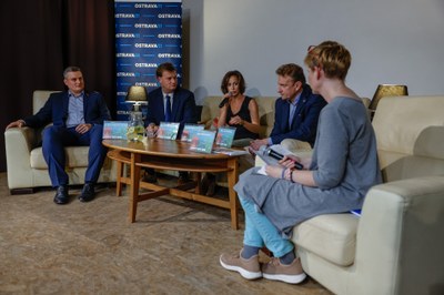 Z konference Talent City 2022. Foto: Jiří Zerzoň, Adolf Horsinka, Lukáš Kaboň