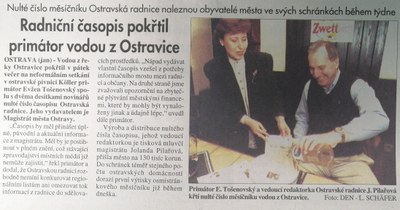 O založení časopisu psal také Moravskoslezský deník. Foto: AMO