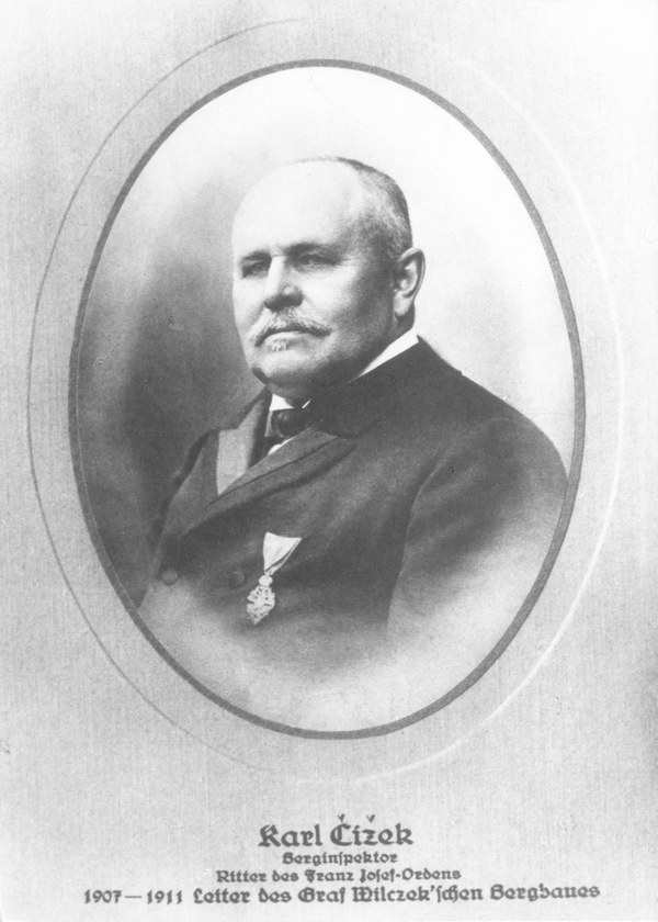 Foto: Ing. Karel Čížek, ředitel dolů hraběte Wilzceka