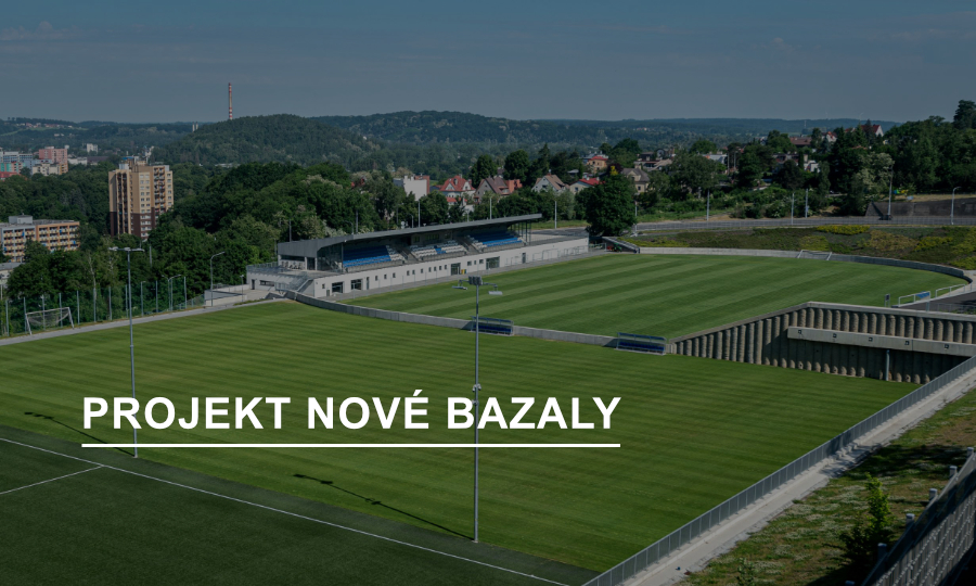 letecký pohled na stadion Bazaly