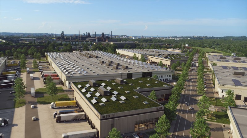 A new commercial and industrial park will be built near the Lower Vítkovice complex A new commercial and industrial park will be built near the Lower Vítkovice complex