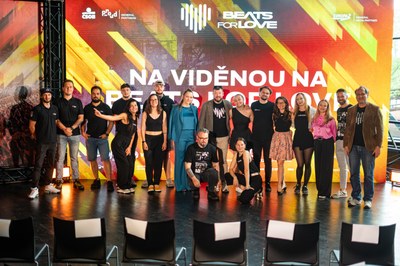 From the press conference for this year's edition of Beats for Love. Photo: B4l.cz