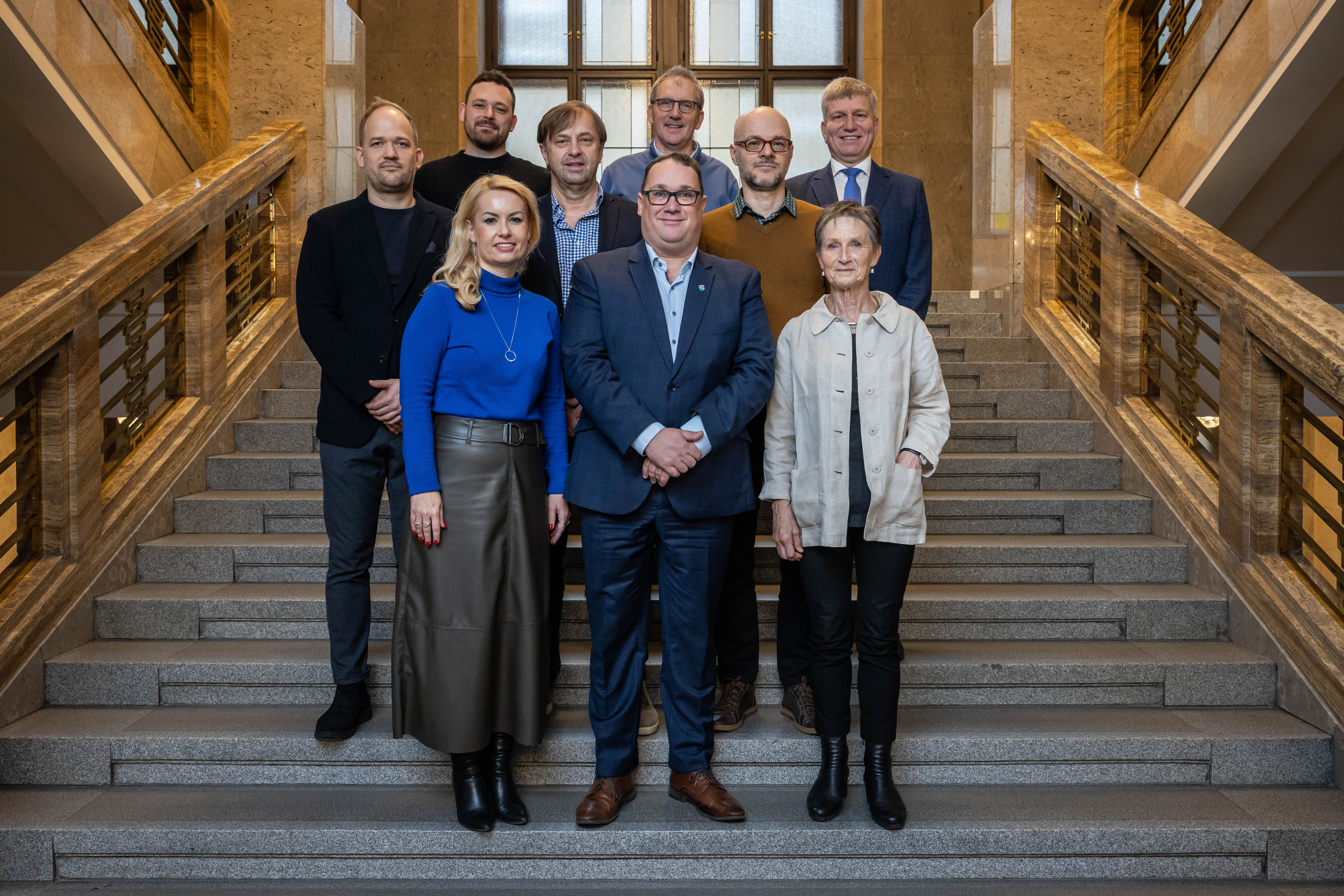 The jury members posed for a farewell photograph today, marking the conclusion of their work. Photo: Jiří Zerzoň The jury members posed for a farewell photograph today, marking the conclusion of their work. Photo: Jiří Zerzoň