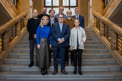 The jury members posed for a farewell photograph today, marking the conclusion of their work. Photo: Jiří Zerzoň