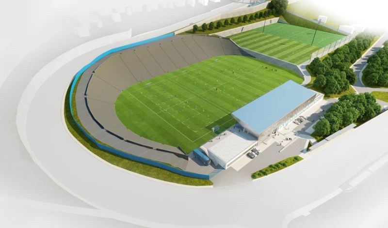 Construction of the football academy begins Construction of the football academy begins