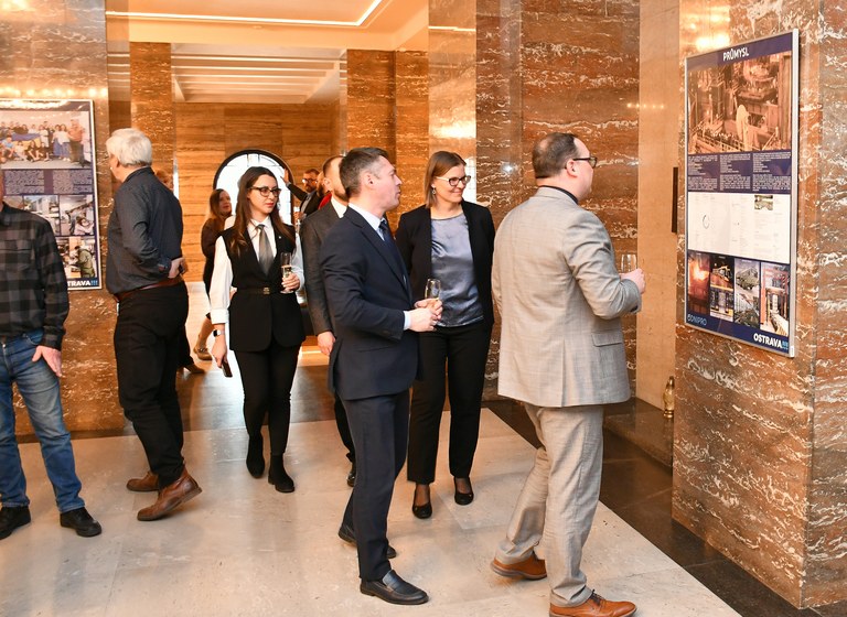 Delegation from Partner City Opens Exhibition on Dnipro at the New Town Hall