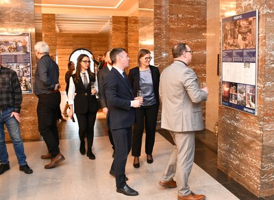 Delegation from Partner City Opens Exhibition on Dnipro at the New Town Hall