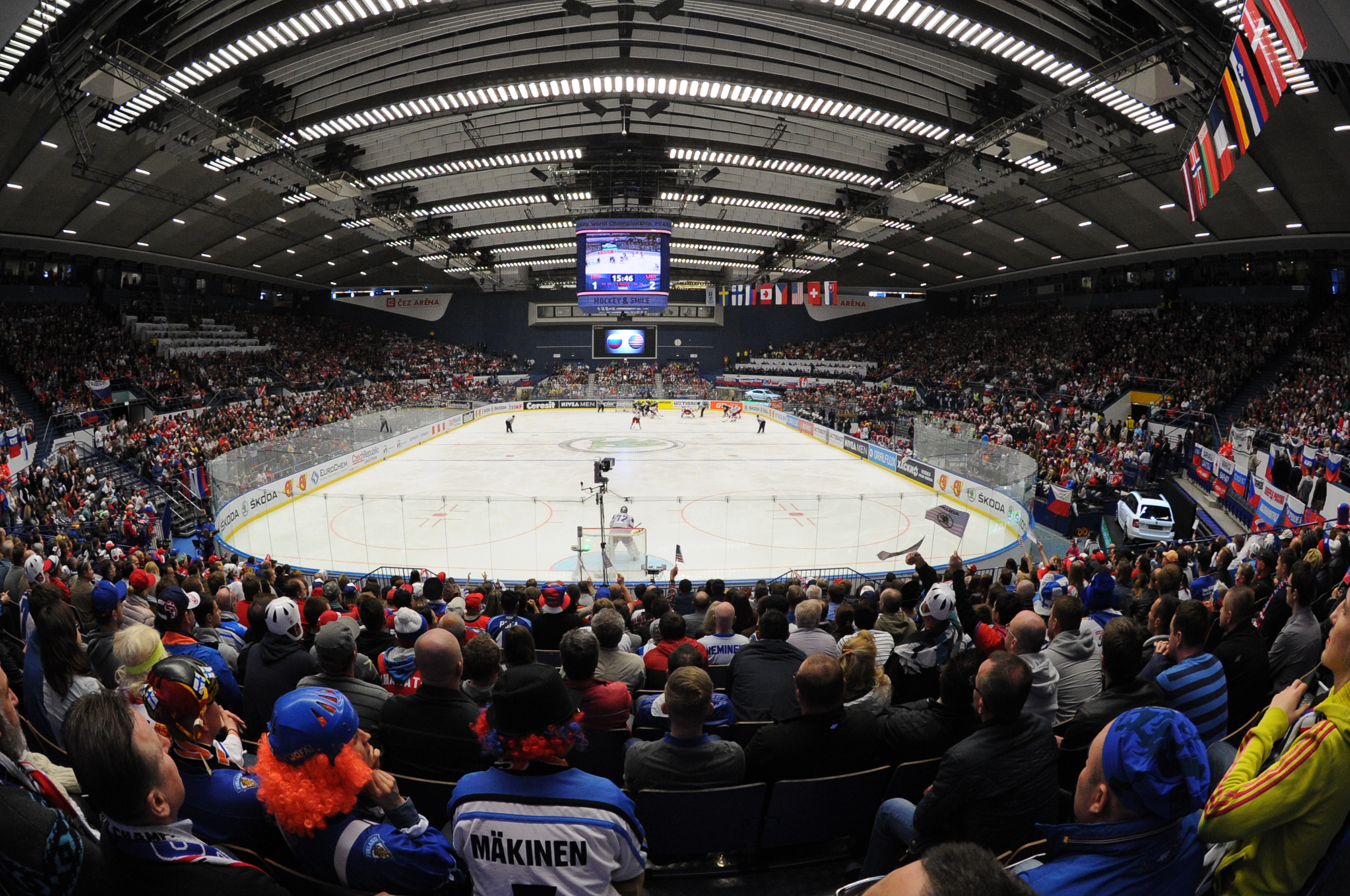 Ostrava Arena is ready for the world hockey. Photo: IIHF