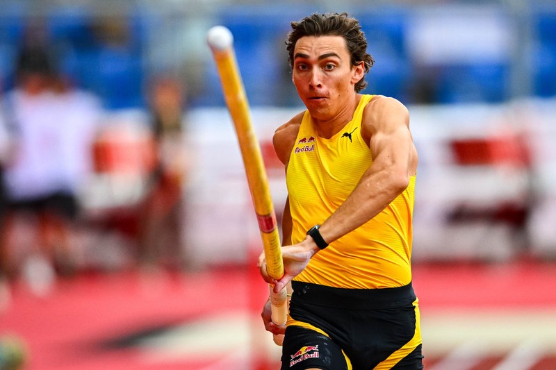 Armando Duplantis targets the record. Photo: Lukáš Kaboň