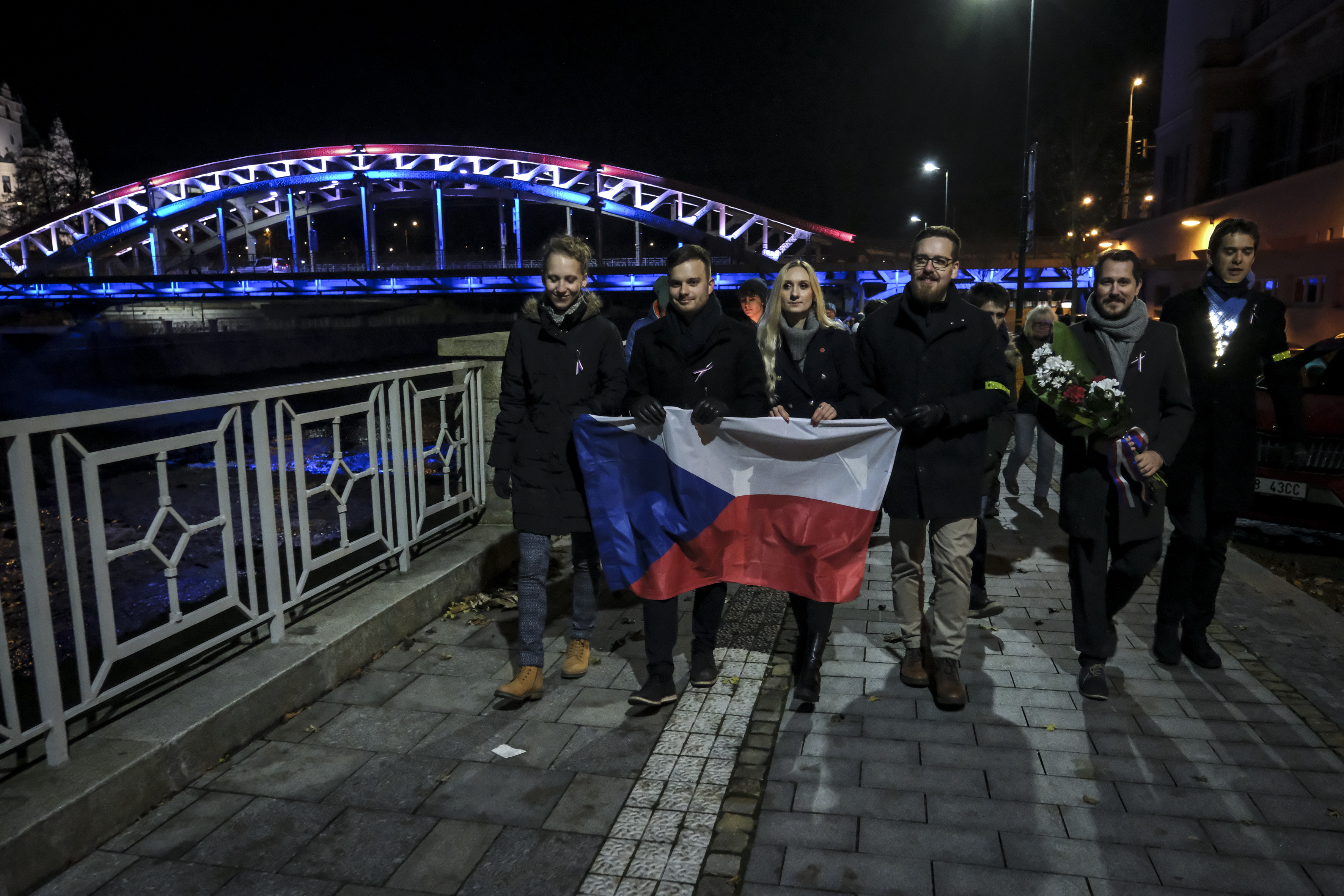 From the memorial event Journey to the Light. Photograph: Adolf Horsinka