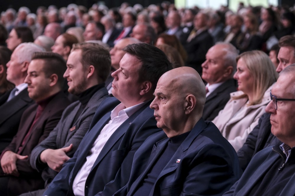 Ostrava City Councillor Petr Veselka listening to Mahler’s monumental opus