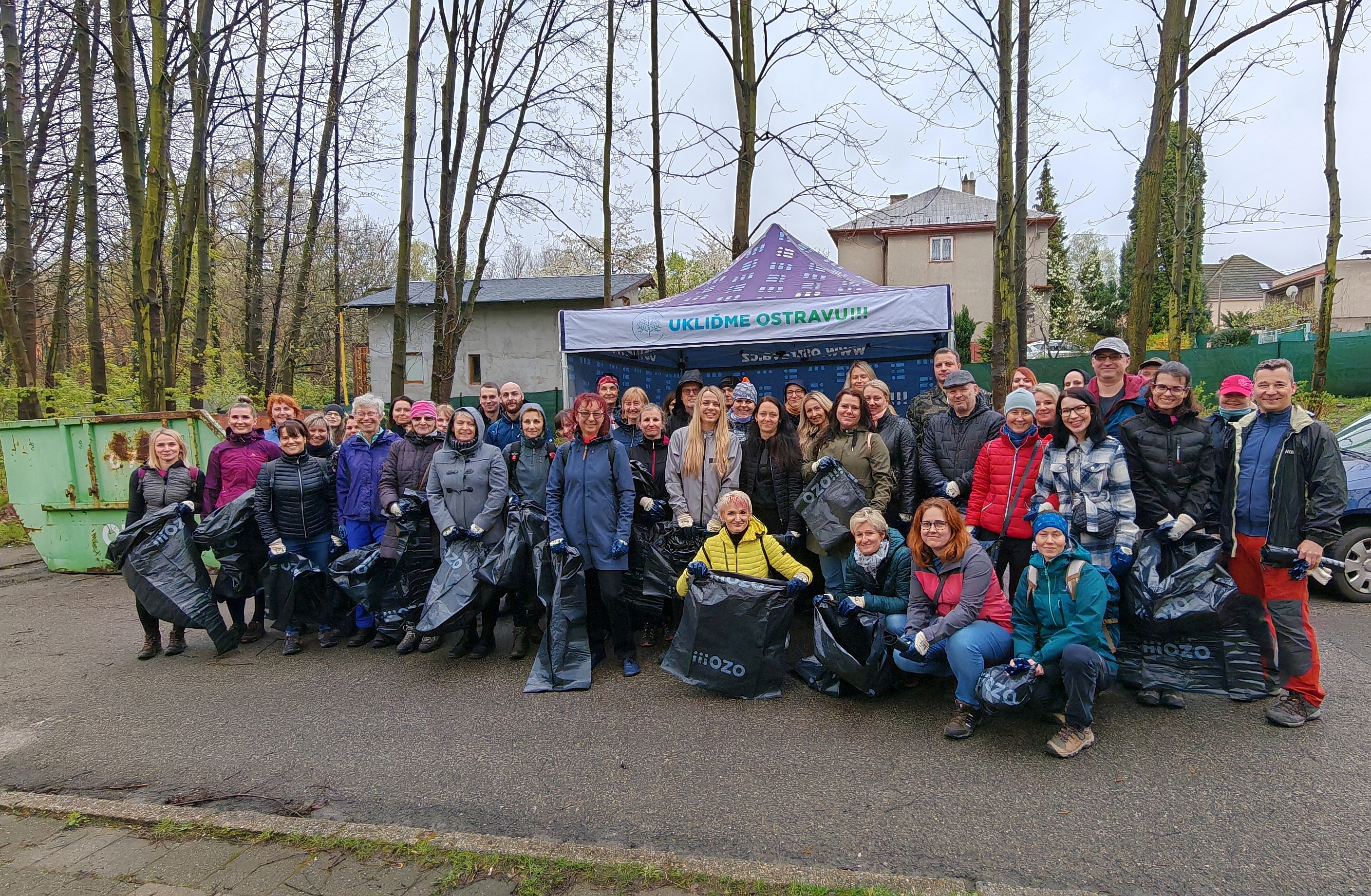 The municipal team after clean-up "their" section. Photo: MMO