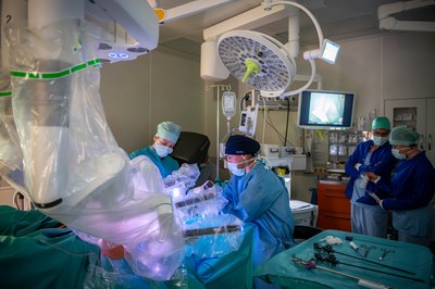 New multidisciplinary robotic operating room in Ostrava City Hospital. Photo: Lukáš Kaboň