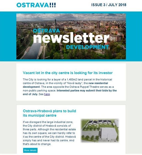 Ostrava Development Newsletter!!!: a new issue is here Ostrava Development Newsletter!!!: a new issue is here