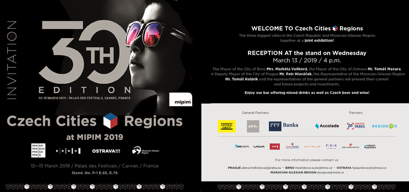 Ostrava set to take part at this year’s MIPIM Ostrava set to take part at this year’s MIPIM