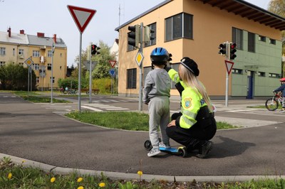 At a traffic playground established by Ostrava’s municipal police. Photo: MPO