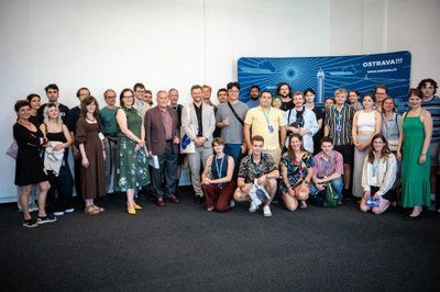 Participants of the Ostrava Days Institute with Deputy Mayor Andrea Hoffmannová at the New City Hall. Photo: Lukáš Kaboň.
