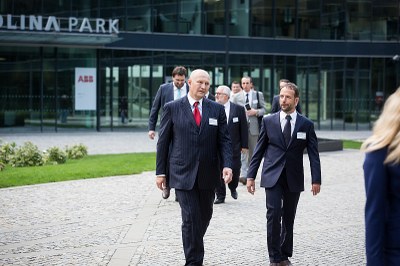 Photo: Mayor Tomáš Macura with investor Radim Passer