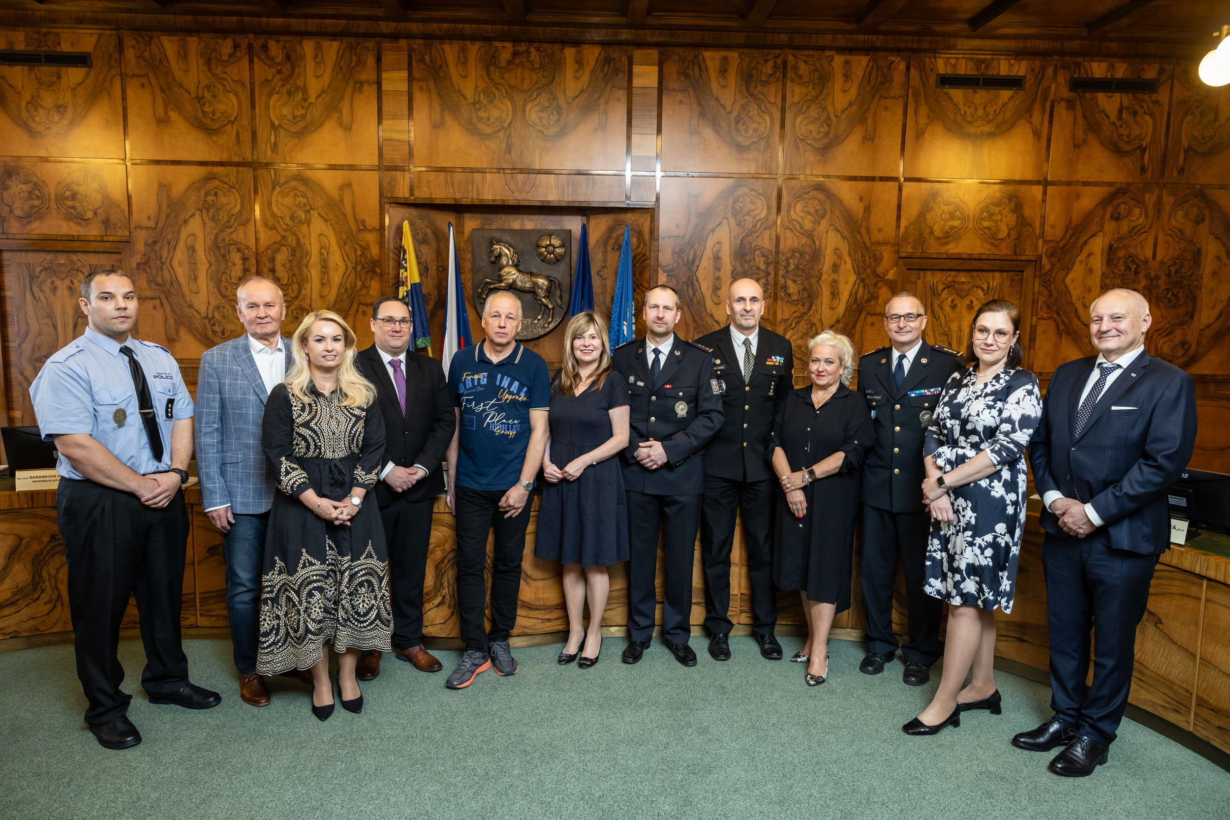 The awards were presented at a session of the City Council. Photograph: Jiří Zerzoň 