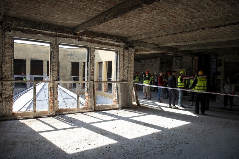 The first phase of construction work at Ostravica-Textilia is complete The first phase of construction work at Ostravica-Textilia is complete