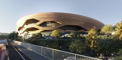 Visualisation of the future New Bazaly Stadium. Author: L35 Arquitectos