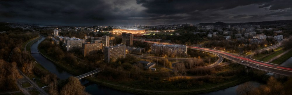 How the New Bazaly will shine at night How the New Bazaly will shine at night