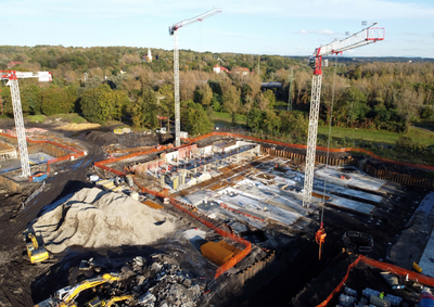 Work on Ostrava University’s new campus. Photo: Boris Renner